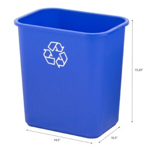 United Solutions WB0084 Recycle Wastebasket, 28 Qt - 1 Pack