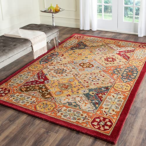 SAFAVIEH Heritage Collection 2' x 3' Multi HG512A Handmade Traditional Oriental Premium Wool Accent Rug