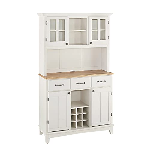 Homestyles sideboards-buffets-credenzas, Server with Hutch, Off White