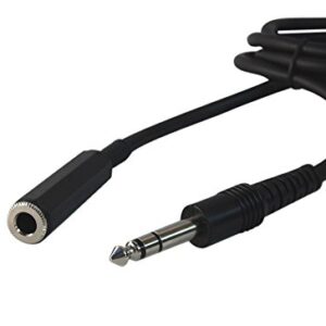 Your Cable Store 15 Foot 1/4 Inch Stereo Extension Cable Male/Female