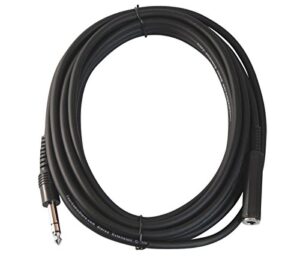 your cable store 15 foot 1/4 inch stereo extension cable male/female