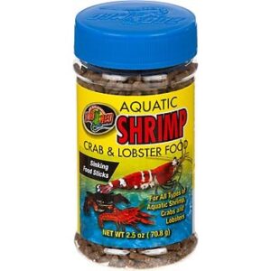 zoo med laboratories szmzm18 aquatic shrimp crab lobster food, 2.5-ounce