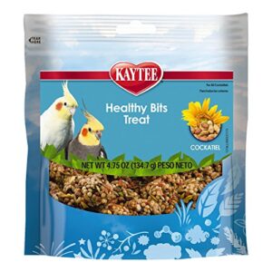 kaytee healthy bits bird treat for cockatiels, 4.75 ounce