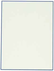 crane & co. regent blue bordered ecruwhite letter sheets (ch3316)
