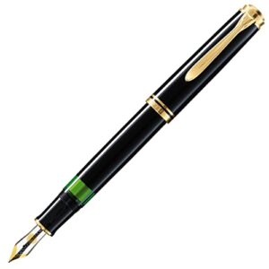 pelikan premium m600 fountain pen f plume black