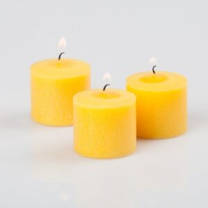 richland® votive candles yellow lemon meringue scented 10 hour burn set of 144