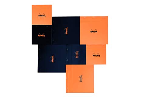 Rhodia Notepad, No16 A5, Squared - Orange