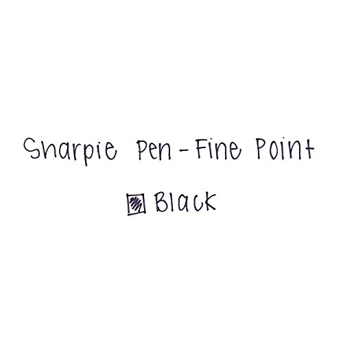 SHARPIE Grip Pens, Fine Point (0.8mm), Black, 2 Count (1757951)