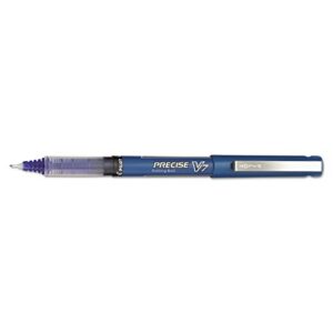 precise® v7 rolling ball pen, fine point, blue ink, box of 12 (35349)