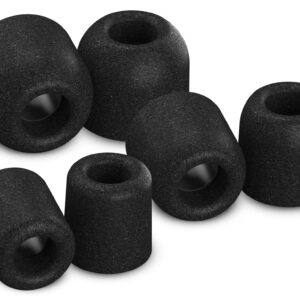 Comply Foam 400 Series Replacement Ear Tips for Bose Quiet Comfort 20, Sennheiser IE 300, Campfire Audio, 7Hertz, NuraLoop & More | Ultimate Comfort | Unshakeable Fit|NO TechDefender | Assorted S/M/L, 3 Pairs