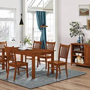 Coaster Home Furnishings Marbrisa Slat Back Side Chairs Sienna Brown (Set of 2) 100622