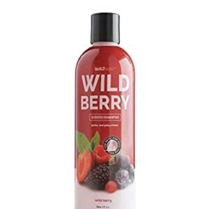 Bark2Basics Wild Berry Dog Shampoo, 16 oz - Naturally Derived, Unique Herbal Blend, For Dry Itchy Skin, Gentle, Moisturizing