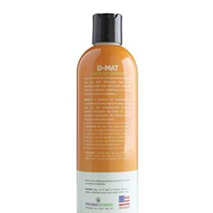 Bark2Basics d-Mat Dog Conditioner, 16 oz - Natural, Multi-Purpose, Eliminates Static, No Additives, Dematting, Aids in DeShedding