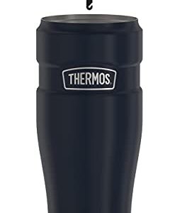 THERMOS Stainless King Vacuum-Insulated Travel Tumbler, 16 Ounce, Midnight Blue