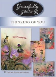 gracefully yours thinking of you simpler times greeting cards featuring larry martin, 12, 4 designs/3 each with scripture message