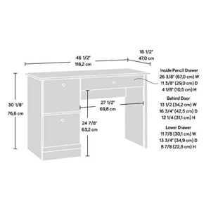 Sauder Computer Desk, Cinnamon Cherry Finish