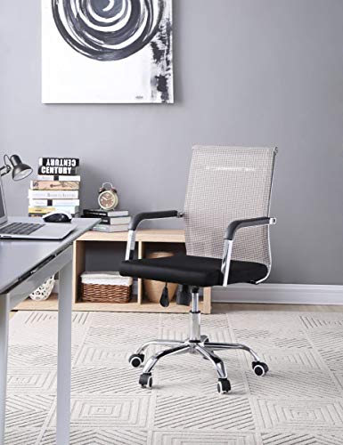 Hodedah Import Mesh Office Chair Black