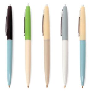 Kikkerland Retro Pens, Set of 5, Multi (4308-A)