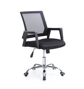 hodedah import hi-4025 black mesh office chair