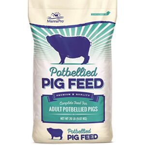 manna pro potbellied pig food, 20 lb