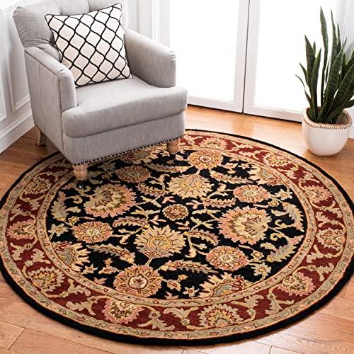 SAFAVIEH Classic Collection Area Rug - 8'3" x 11', Celadon & Ivory, Handmade Traditional Oriental Wool, Ideal for High Traffic Areas in Living Room, Bedroom (CL359B)