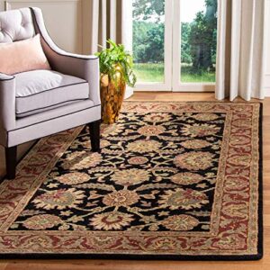 SAFAVIEH Classic Collection Area Rug - 8'3" x 11', Celadon & Ivory, Handmade Traditional Oriental Wool, Ideal for High Traffic Areas in Living Room, Bedroom (CL359B)