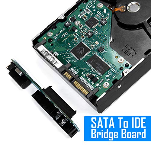 Kingwin SSD/SATA to IDE Bridge Board Adapter, Convert All SATA Devices Easily to IDE. Support 2.5 Inch, 3.5 Inch HDD, & Compatible w/ SATA I/II/III Hard Drives