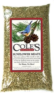 cole's sm10 sunflower meats bird seed, 10-pound