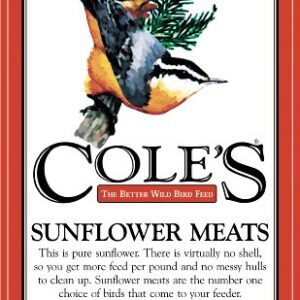 Cole's SM10 Sunflower Meats Bird Seed, 10-Pound