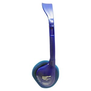 HamiltonBuhl Kids On-Ear Blue Stereo Headphone, Model: Kids-HA2