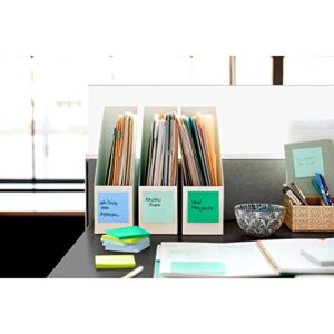 Post-it Super Sticky Pop-up Notes, 3x3 in, 10 Pads, 2x the Sticking Power, Bora Bora Collection, Cool Colors (Green, Light Blue, Blue, Mint, Green), Recyclable (R330-10SST)