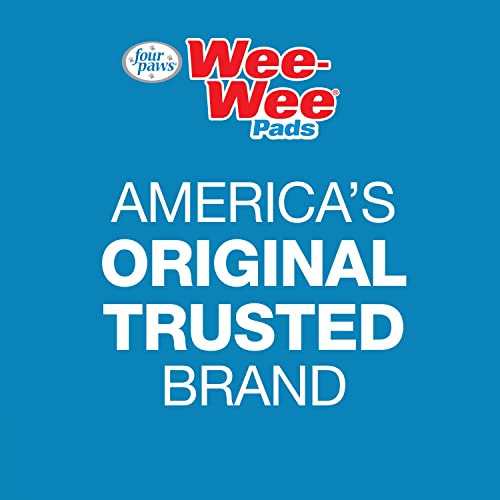 Four Paws Wee-Wee Superior Performance Pee Pads for Dogs - Dog & Puppy Pads for Potty Training - Dog Housebreaking & Puppy Supplies - 22" x 23" (150 Count)