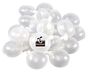 downtown pet supply - squeakers for dog toys - dog toy large replacement squeakers - repair squeaky dog toys, cat toys or baby toys - great for arts & crafts - 2" diameter - large - 20 pack