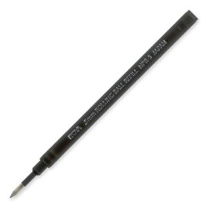 itynpr5bpbk - roller ball pen refill, .5mm point, black