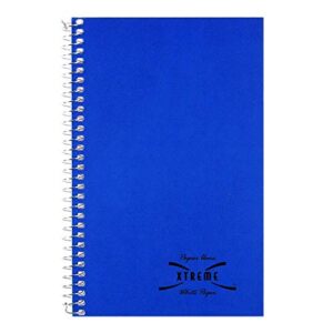 national kolor kraft cover notebook, college ruled, blue, 1 subject, 7.75" x 5", 80 sheets (33502)