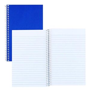 National Kolor Kraft Cover Notebook, College Ruled, Blue, 1 Subject, 7.75" x 5", 80 Sheets (33502)