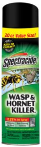 spectracide wasp & hornet killer spray, kills wasps, hornets and yellow jackets, sprays up to 27 feet, 20 ounce