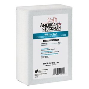north american salt 90012 white brick pet nutritional supplement, 4-pound
