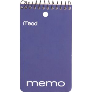 mead memo book spiral 3 in. x 5 in. pack of 24