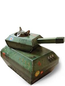 suck uk | cat tank play house | send your feline to the frontline with a cardboard cat house | interactive cat toys & kitten toys | | tank you for your service | cardboard cat houses & condos |