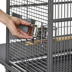 MidWest Homes for Pets Nina Bird Cage-Platinum Play Top