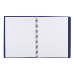 Blueline Duraflex Poly Notebook, Blue, 11 x 8.5 inches, 160 Pages (B41.82)