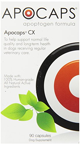 Apocaps CX Apoptogen Formula for Dogs , 90 Count (Pack of 1)