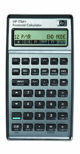 17bII Financial Calculator 22-Digit LCD 17bII Financial Calculator, 22-Digit LCD