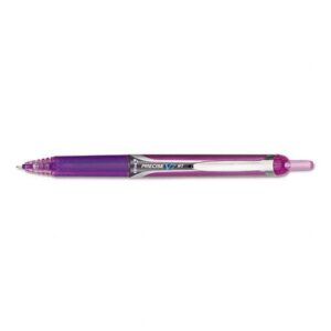 pilot : precise v7rt retr rolling ball pen, purple ink, fine -:- sold as 2 packs of - 1 - / - total of 2 each