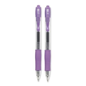pilot pen corporation of america : gel rollerball pen, retract,extra-fine pt, purple -:- sold as 2 packs of - 1 - / - total of 2 each