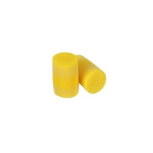 3M 3101001 Ear Classic Earplugs, Pillow Paks, Uncorded, PVC Foam, Yellow, 200 Pairs