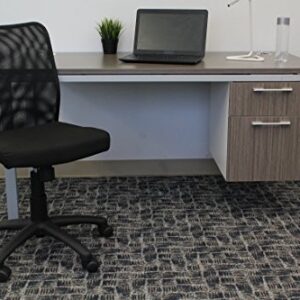 Boss Office Products Budget Mesh Task Chair without Arms in Black