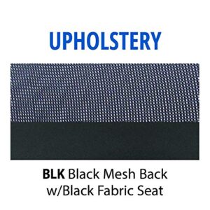 Boss Office Products Budget Mesh Task Chair with Arms in Black