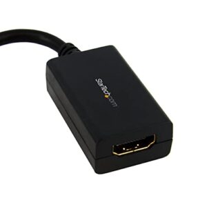 StarTech.com Mini DisplayPort To HDMI Adapter - 1080p - Mini DP To HDMI Monitor/Display/TV - Passive mDP 1.2 to HDMI Adapter Dongle Video Converter - Upgraded Version Is MDP2HDEC (MDP2HDMI)